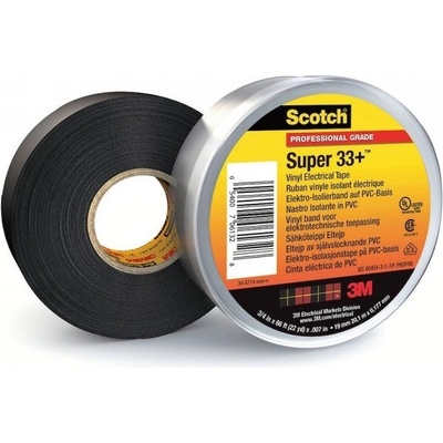 3M 33+ Scotch Super Izolační PVC páska nejvyšší kvality 19 mm x 20, 1 m (7000042541)
