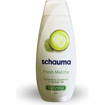 Schauma Fresh Matcha šampón na vlasy 400 ml