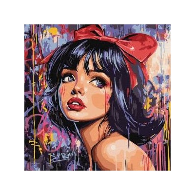 Painting by numbers 40 x 40 cm KHO8601 Modern Snow White AP0101