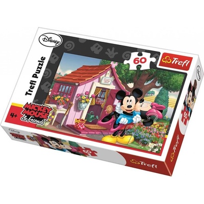 Trefl Mickey a Minnie na zahradě 60 dielov