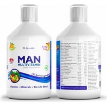 Swedish Nutra MAN MULTIVITAMIN s jedinečným zložením pre mužov 500 ml