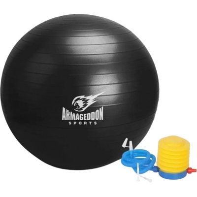 ARMAGEDDON Gymnastic Ball With a Pump 65 cm / Гимнастическа Топка с Помпа 65 см Черен