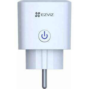 Ezviz Управляем контакт EZVIZ T30 Smart Plug (T30-10A-EU), без дистанционно, 2300W макс. мощност, Wi-Fi (T30-10A-EU)