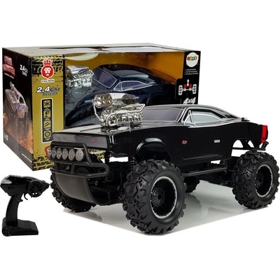 LEAN TOYS Terénne auto na diaľkové ovládanie 2,4GHz 4x4 čierne RTR 1:10