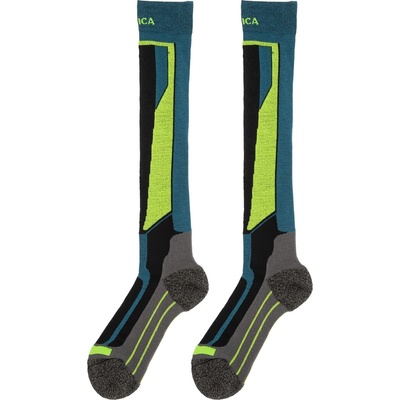 Nevica Мъжки ски чорапи Nevica Davos 2 Pack Ski Sock Mens - Petrol