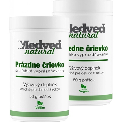 Medveď Natural Prázdne črievko 2 x 50 g