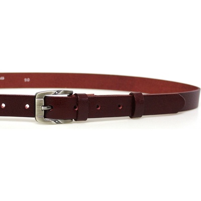 Penny Belts opasek dámský kožený 25-172-95 bordó