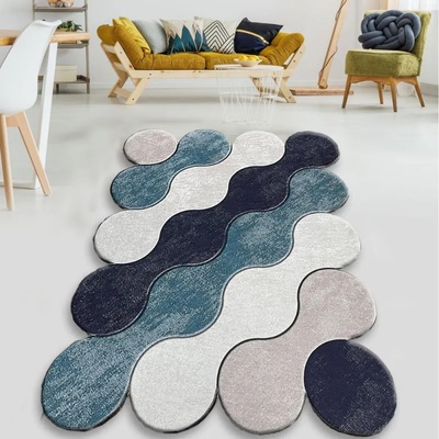 Chilai Home Килим Chilai Home 959CHL2317, 80х120 см, Полиестер, Антибактериален, 10 мм, Многоцветен (959CHL2317)