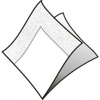 WIMEX 30.31 - Obrúsky papierové 33x33cm / 50ks biele, 2-vrstvové