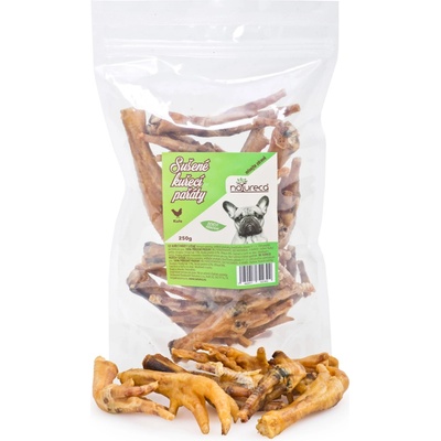 NATURECA kuraciecí pařáty sušené lahôdka pre psov 250 g