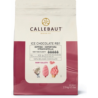 Callebaut RUBY ICE CHOC RB1 53,6% 2,5 kg