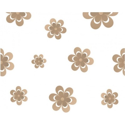 DIMEX ART Луксозна флизелинова тапета кафяви цветя