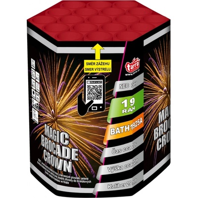 Baterie výmetlic MAGIC BROCADE CROWN 19 ran 8 1 Čína BATH1925A