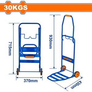 WADFOW Сгъваема транспортна количка wadfow, 30 кг (wf wwb9a03) - garden-max
