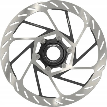 Sram HS2 Centerlock 200 mm stříbrná