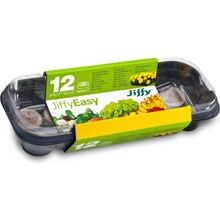 Jiffy 27x11,5x6 cm miniparenisko + 12 ks rašelinových tabliet