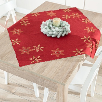 Mybesthome Ubrus Snowflake 85x85 cm – Zboží Dáma