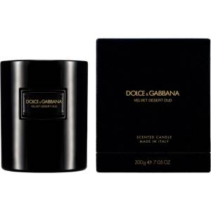 Dolce&Gabbana Velvet Desert Oud Scented Candle ароматна свещ 200 гр