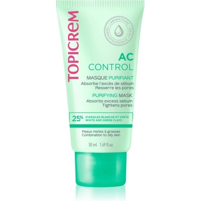 TOPICREM AC Purifying Mask дълбоко почистваща маска за смесена и мазна кожа 50ml