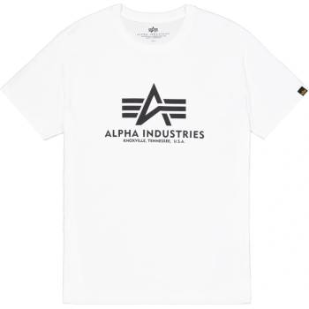 Alpha Industries Basic Big Logo bílé
