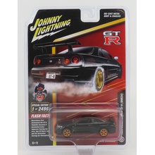 Johnny lightning Nissan Skyline Gt-r bnr34 1999 Černé Zlato 1:64