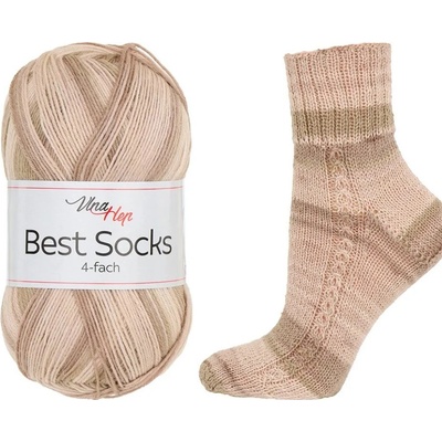 Vlna-Hep Best Socks (4fach) 7412