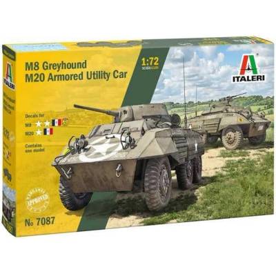 ITALERI Model Kit military 7087 M8 Greyhound / M20 CF_337087 1:72