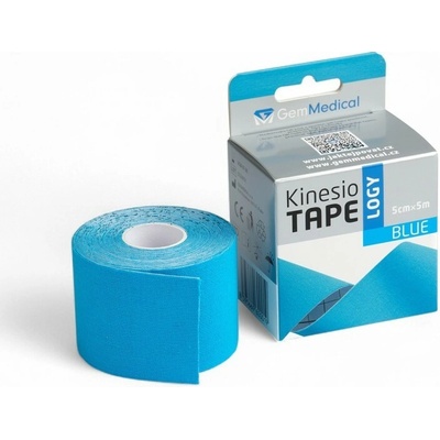 GemMedical Kineziologický tejp modrý 5 cm x 5 m