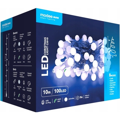Vánoční osvětlení na stromeček Modee do interiéru 10 m, 101 - 200 světýlek