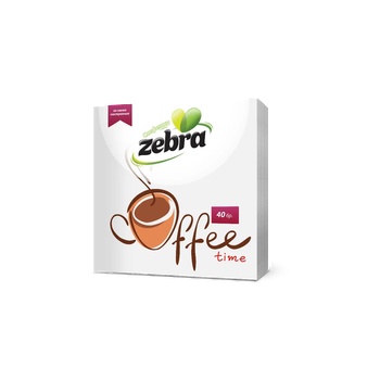 Image 1 of ZEBRA Салфетки Зебра Coffee 40 бр 28*28 см (40902-2)