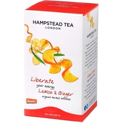 Hampstaed Tea London BIO citrónový čaj se zázvorem 20 ks