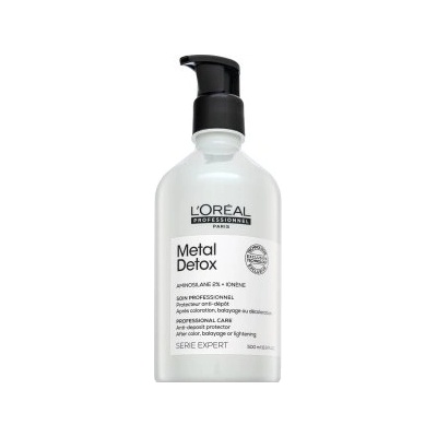 L'Oréal Série Expert Metal Detox Professional Care Anti-deposit Protector почистващ балсам За защита и блясък на косата 500 ml