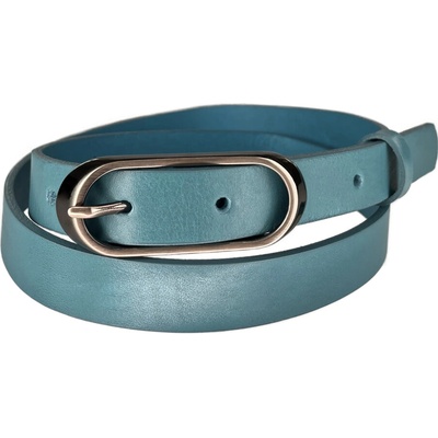 Penny Belts dámský kožený opasek 20-175-57 modrý