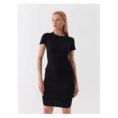 GUESS Плетена рокля W3YK60 Z2U00 Черен Slim Fit (W3YK60 Z2U00)