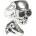Alchemy gothic пръстен Череп - Alchemy Gothic - R6
