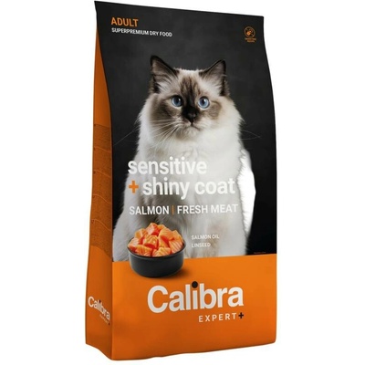 Calibra Cat EXPERT+ Adult Sensitive & Shiny coat 0,4 kg