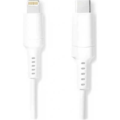 Nedis CCGW39650WT10 Lightning / USB 2.0/ Apple Lightning 8pinový/ USB-C zástrčka/ kulatý, 1m, bílý