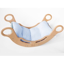 Montessori ELIS DESIGN Poťah na hojdačku 5v1 - minky Modrá
