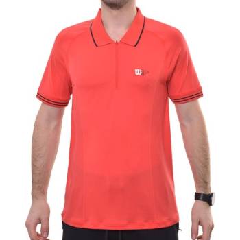 Wilson Мъжка тениска с якичка Wilson Series Seamless Polo - Червен