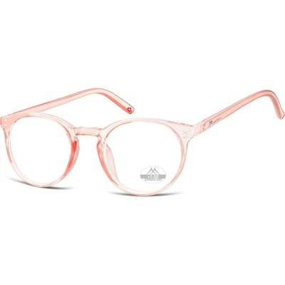 Montana Eyewear Brýle na čtení MR55B průhledná růžová