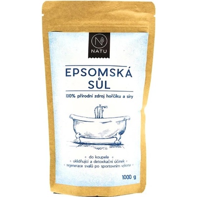 Natu Epsomská soľ s levanduľou 1000 g