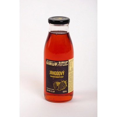 Hradecké delikatesy Jahodový sirup 0,5 l