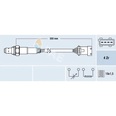 Lambda sonda FAE 77232
