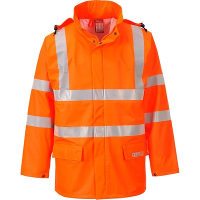 Portwest FR41 Nehorľavá Flame Sealtex Hi Vis bunda Žltá