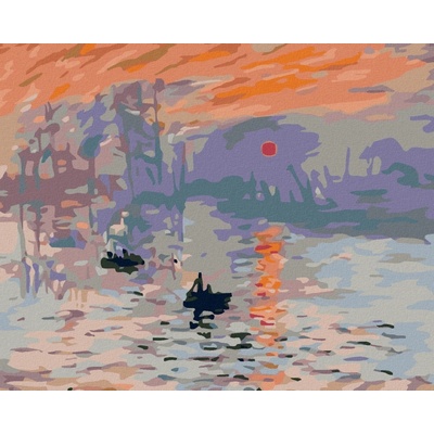 zuty Východ slunce C.Monet 100 x 80 cm vypnuté plátno na rám 8596530007470