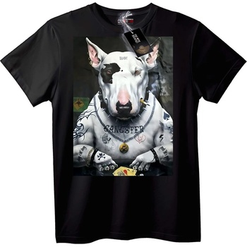 NOONEBRAND Тениска с Гангстер Куче - 2XL, White