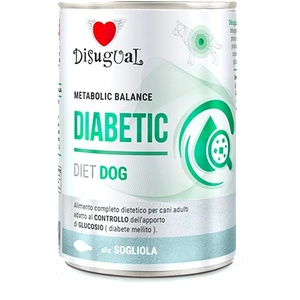 Disugual Karma - мокра храна за кучета, ветеринарна серия DIABETIC Sola (за възрастни кучета) 400г