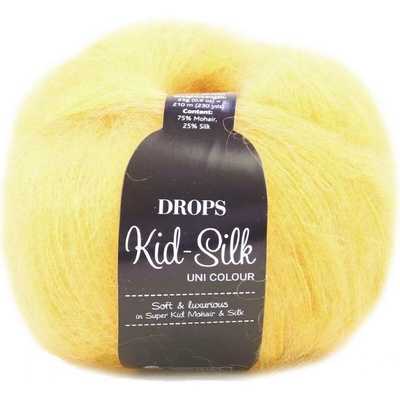 Drops Kid-Silk 52 citronáda