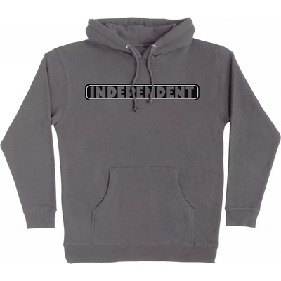 Independent BAR LOGO Hooded HEAVYWEIGHT Charcoal