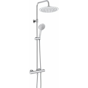 RUBINETA Душ колона с термостатичен смесител Olo+Thermo, лъскаво хромирано покритие (625047)